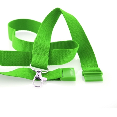 Snur textil Lanyard, Office box verde, 2 x 90 cm
